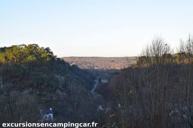 Vue depuis le château de Rochefort-en-Terre