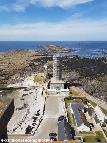 Vue sur la mer depuis le phare d'Eckmuhl