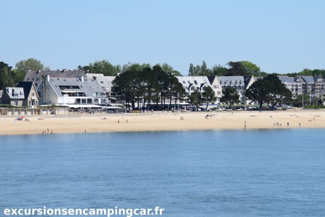 Bénodet vue depuis le chemin côtier coté Sainte Marine