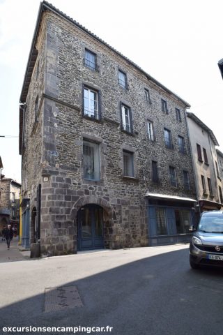 Facade de maison à Saint-Flour