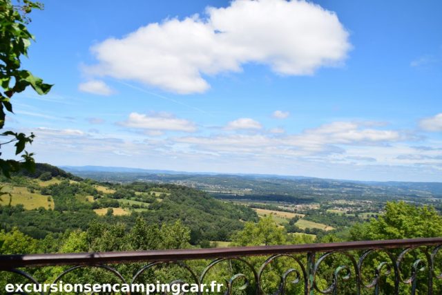 Vue depuis le Mirador de Loubressac