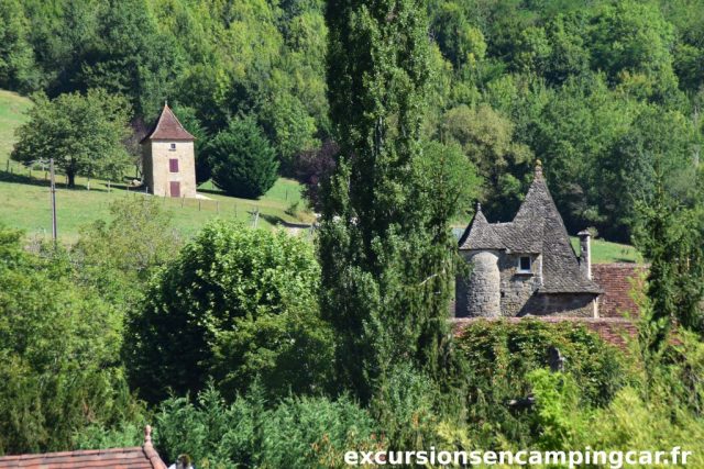 Vue sur la campagne depuis Autoire