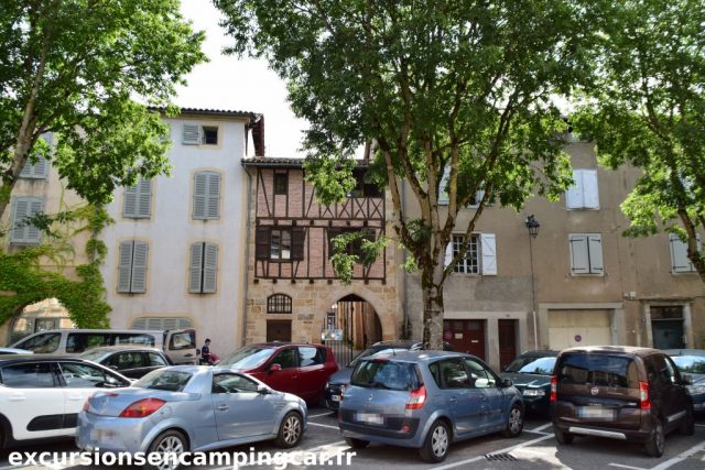 Facade de maison à Figeac