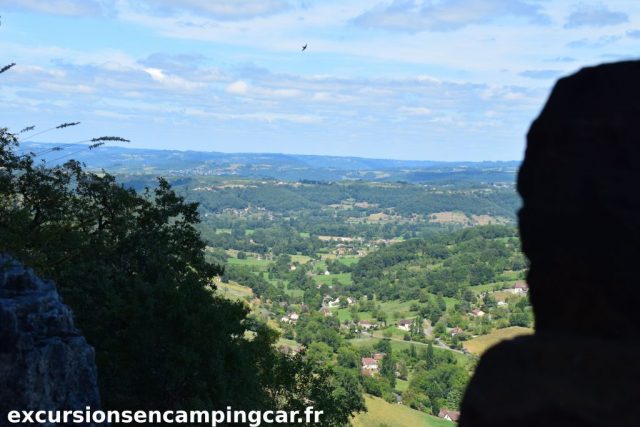 Une des vues depuis le château des Anglais