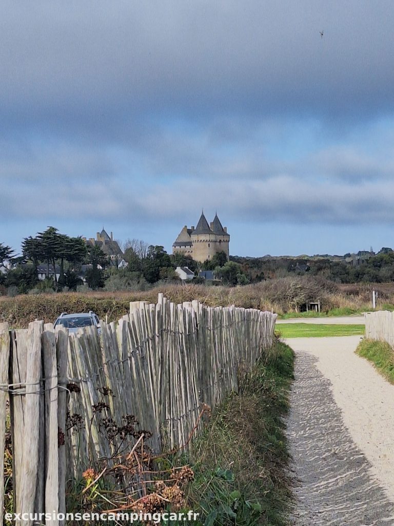 Retour de la plage pour visiter le château