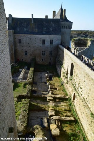 Les fouilles du Château de Suscinio